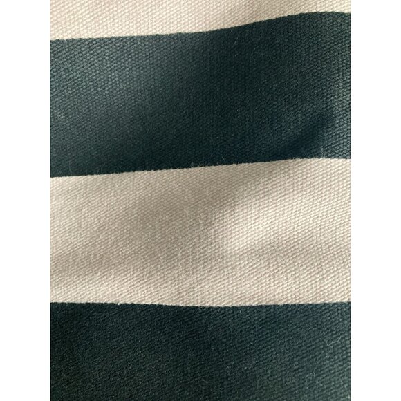 Victorias Secret Black & Pink Striped Canvas Overnight Bag Expandable - Picture 6 of 6